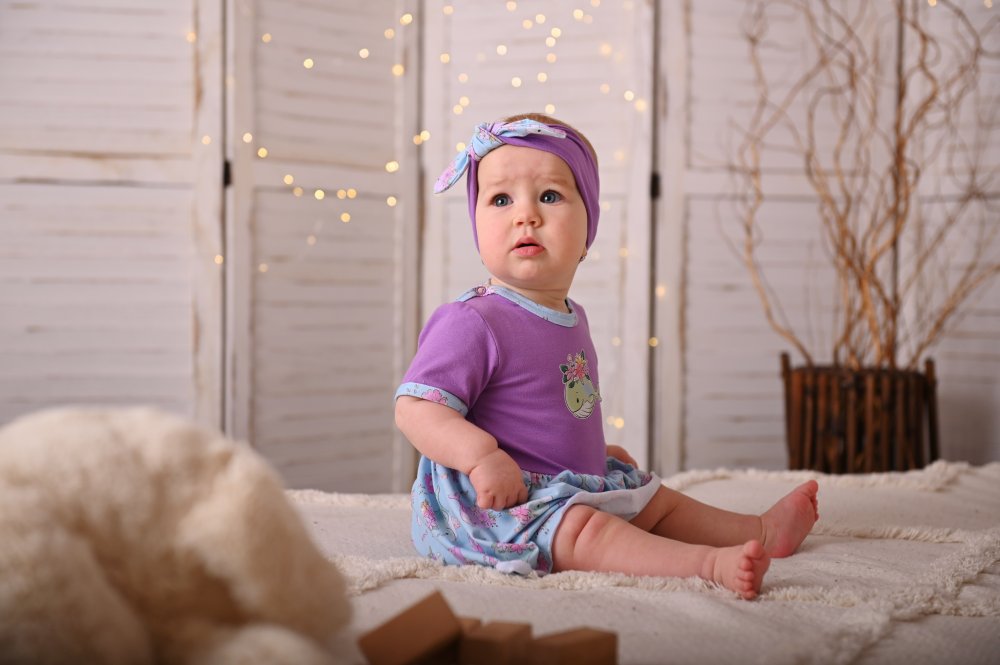 Diadema fina Outlast® - blanco/turquesa mariposa UNI - Imagen 5