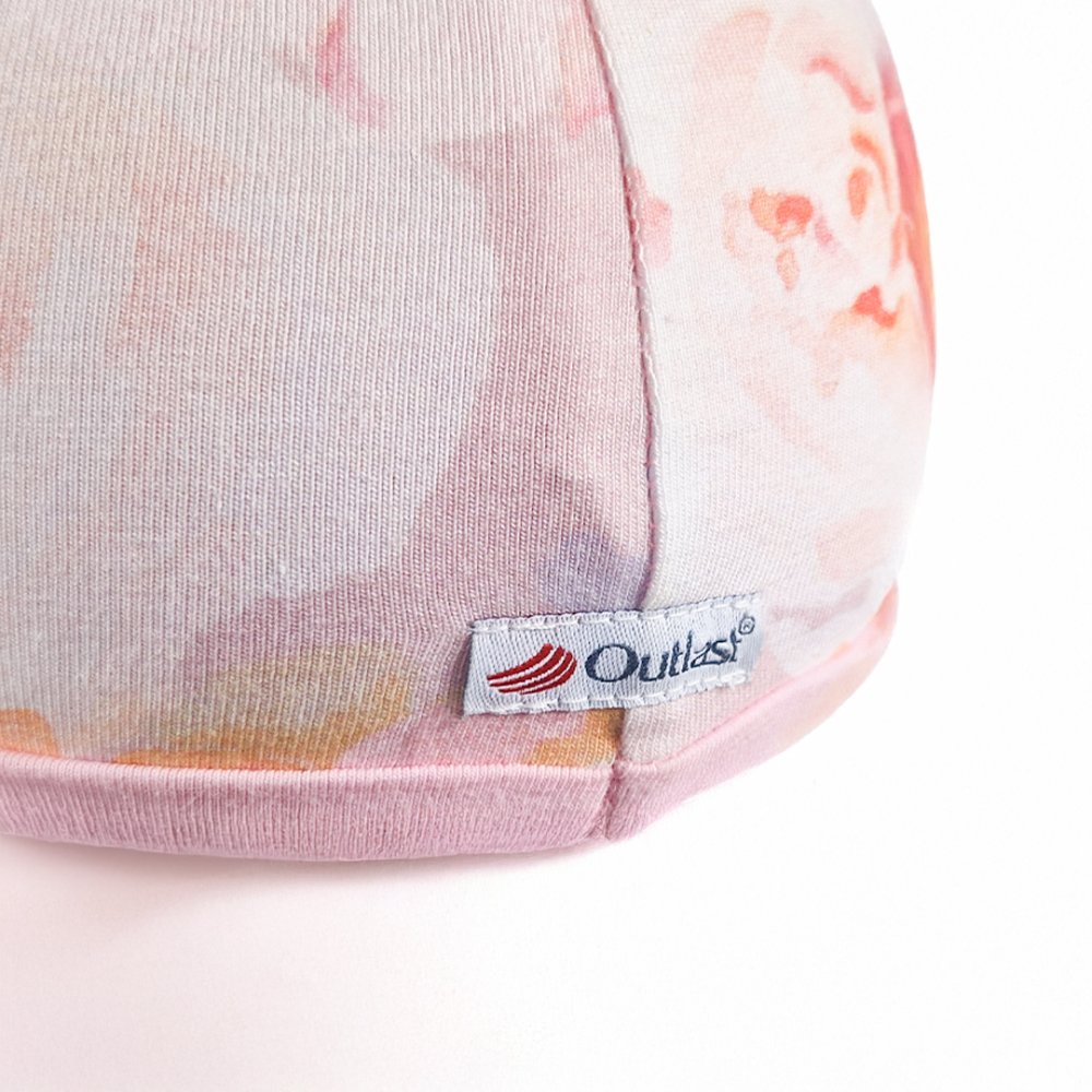 Berretto foderato Outlast® - fiori rosa chiaro/rosa baby 3 | 42-44 cm - immagine 3