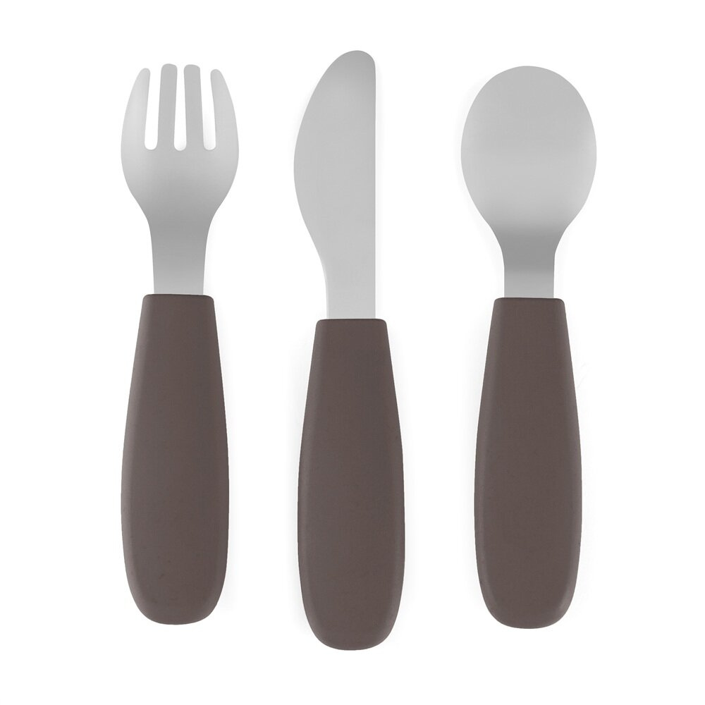 PETITE&MARS Sada příborů s nerezové oceli Take&Match Bitter Cocoa 12m+ (obrázek 3)
