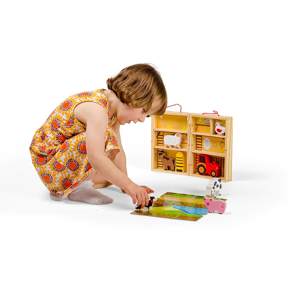 Bigjigs Toys Krabička na hraní farma zvířat (obrázek 3)
