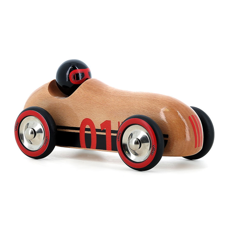 Vilac Dřevěné auto Old Sport Compet přírodní