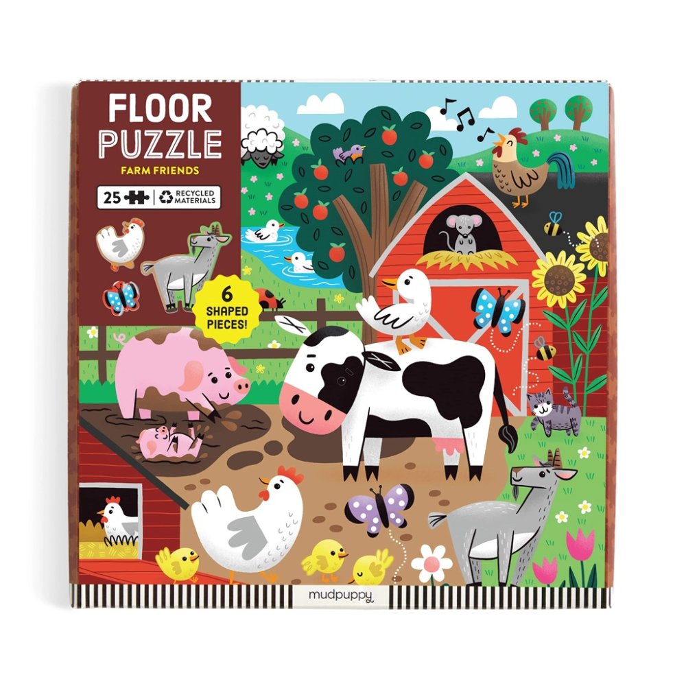 Mudpuppy Podlahové puzzle Kamarádi z farmy 25 dílků (obrázek 3)
