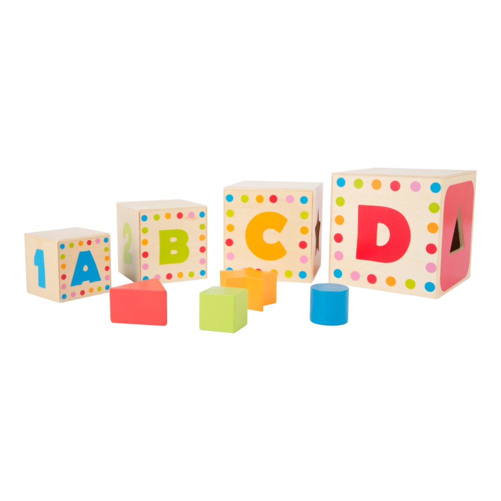 small foo Didaktické vkládací kostky ABC (obrázek 5)