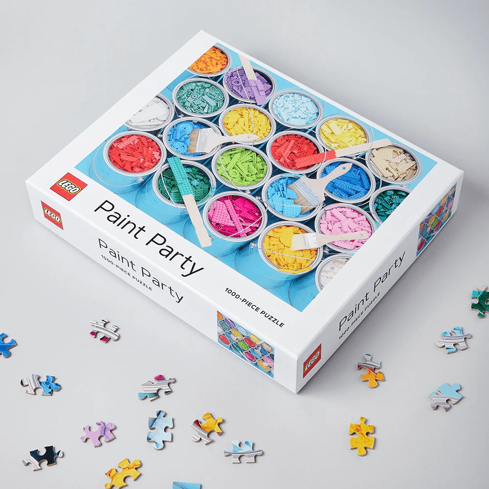 Chronicle Books Puzzle LEGO® Malířská párty 1000 dílků (obrázek 4)