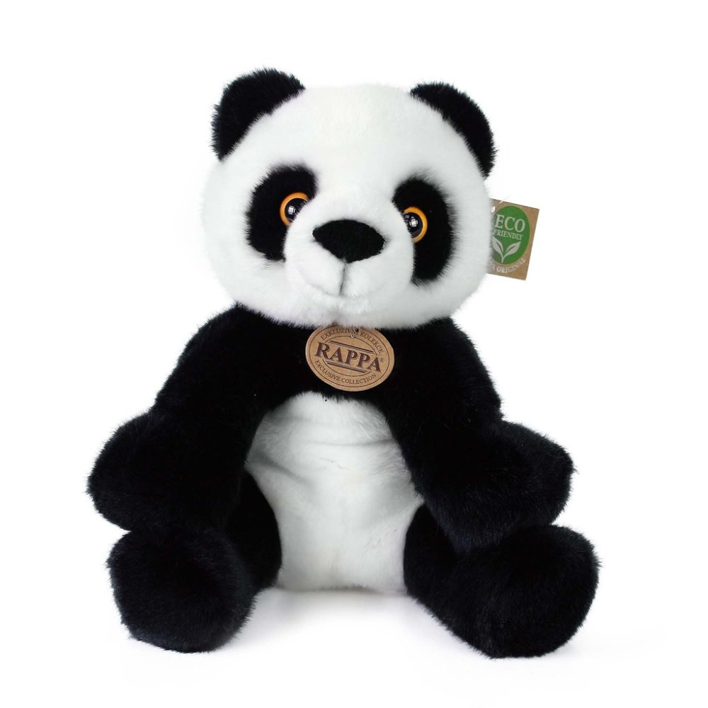 Rappa Plyšová panda sedící 27 cm ECO-FRIENDLY (obrázek 3)