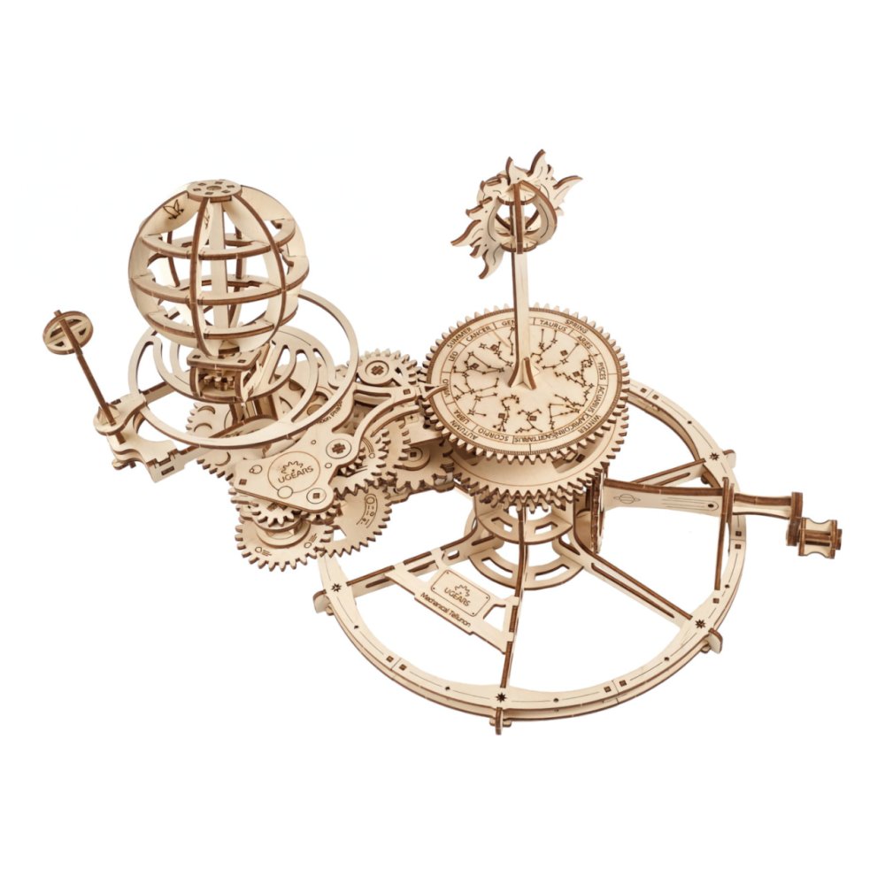 Ugears 3D dřevěné mechanické puzzle Tellurium (obrázek 3)