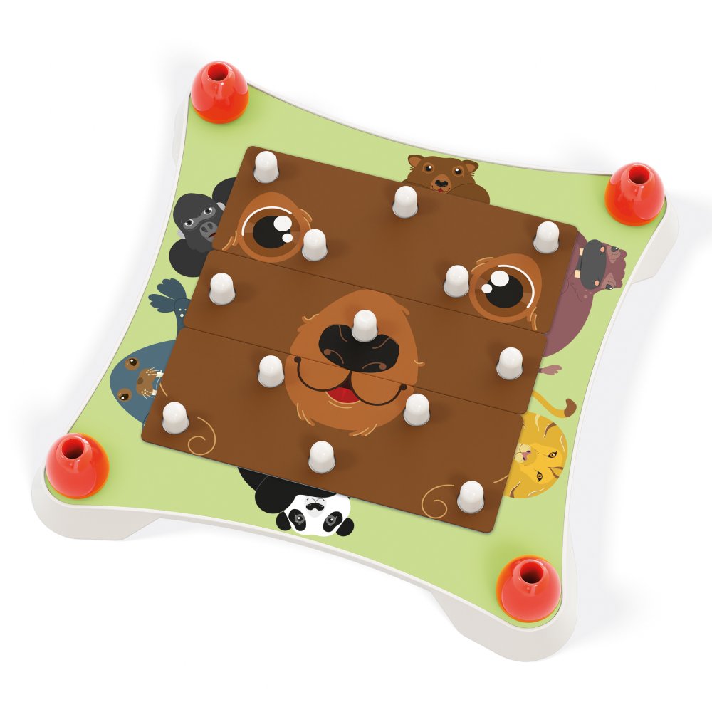 Quercetti Puzzle Zvířecí obličeje (obrázek 7)