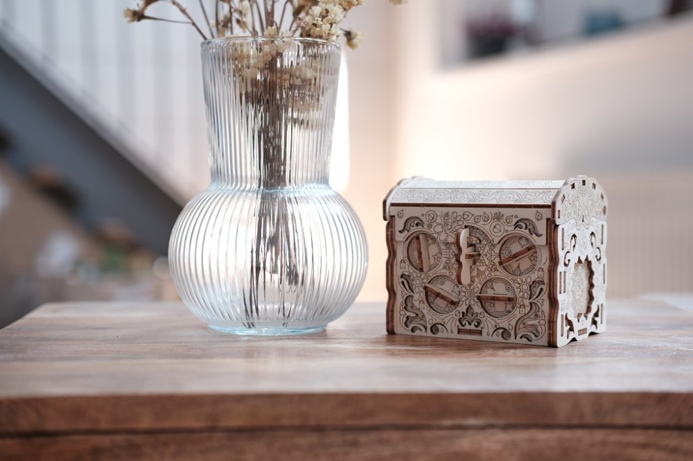 EscapeWelt 3D dřevěná skládačka hlavolamu Secret Treasure Box (obrázek 10)