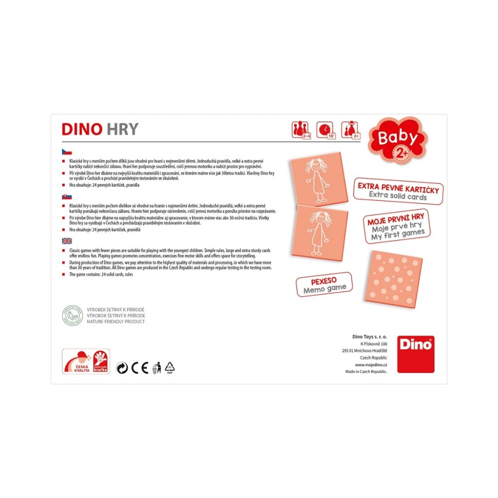 Dino Baby pexeso Domácí zvířátka (obrázek 3)