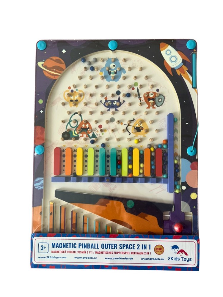2Kids Toys Magnetický pinball Vesmír 2 v 1 (obrázek 4)