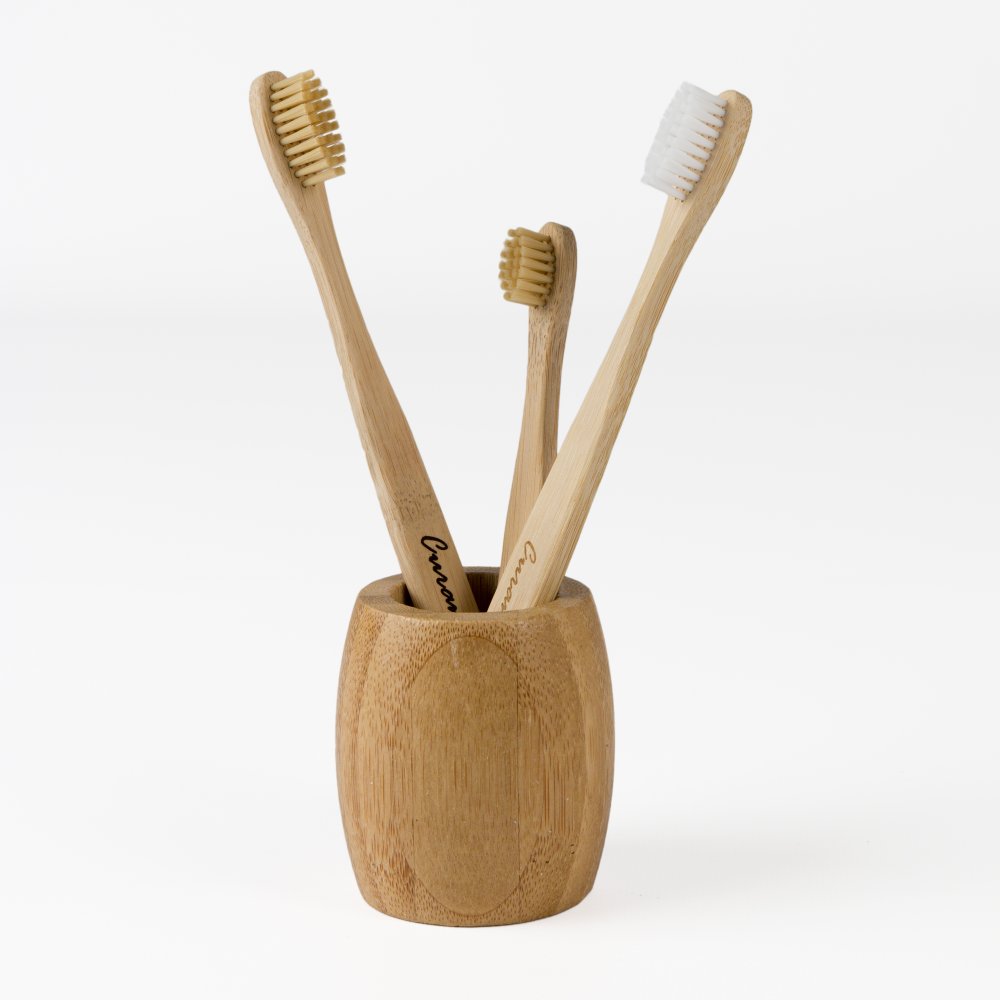 Bamboo Toothbrush Stand - Large