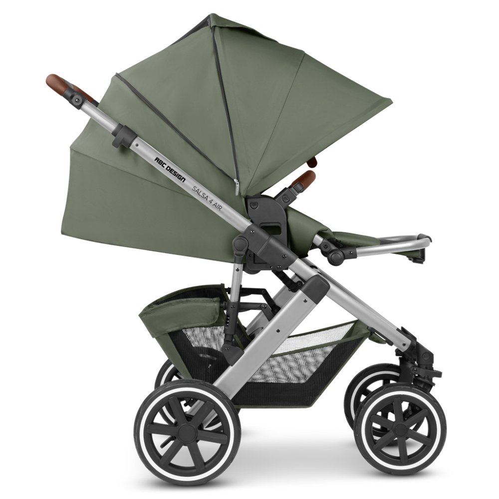 ABC DESIGN Salsa 4 Air Olive 2024 Combined Stroller + Free Car Seat Adapter