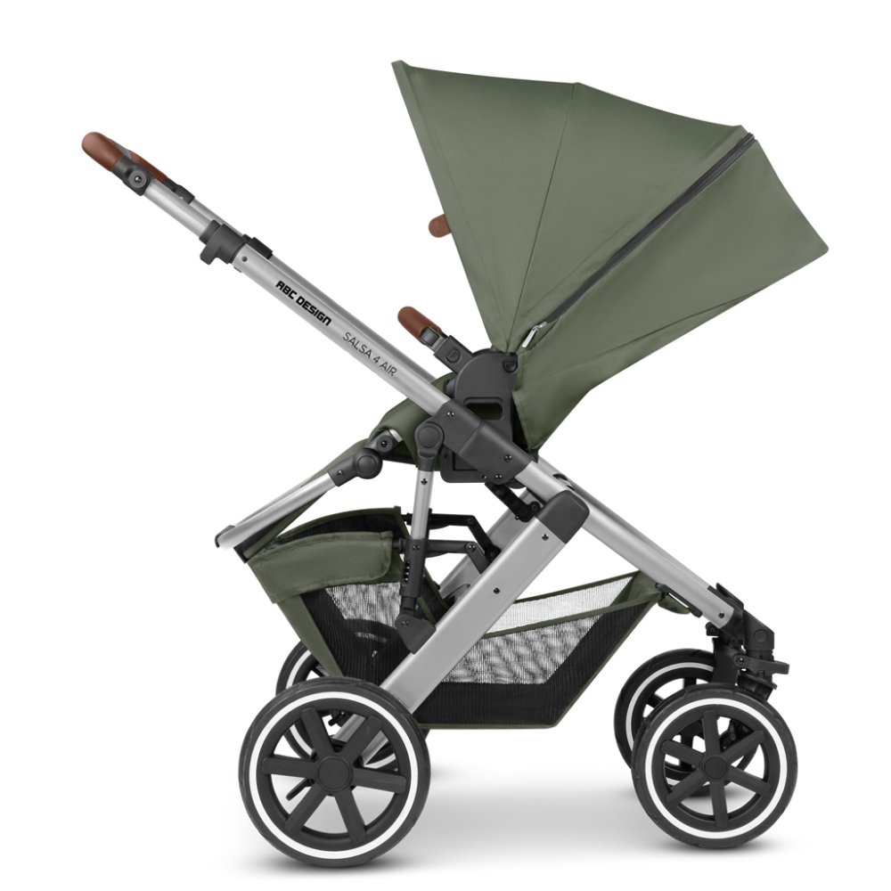 ABC DESIGN Salsa 4 Air Olive 2024 Combined Stroller + Free Car Seat Adapter