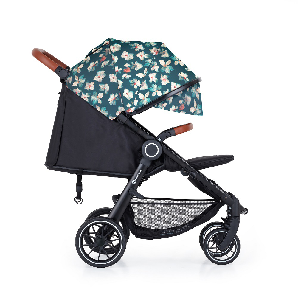 PETITE&MARS Stroller Street+ RWS Ek + Canopy Limited 100 Blommor