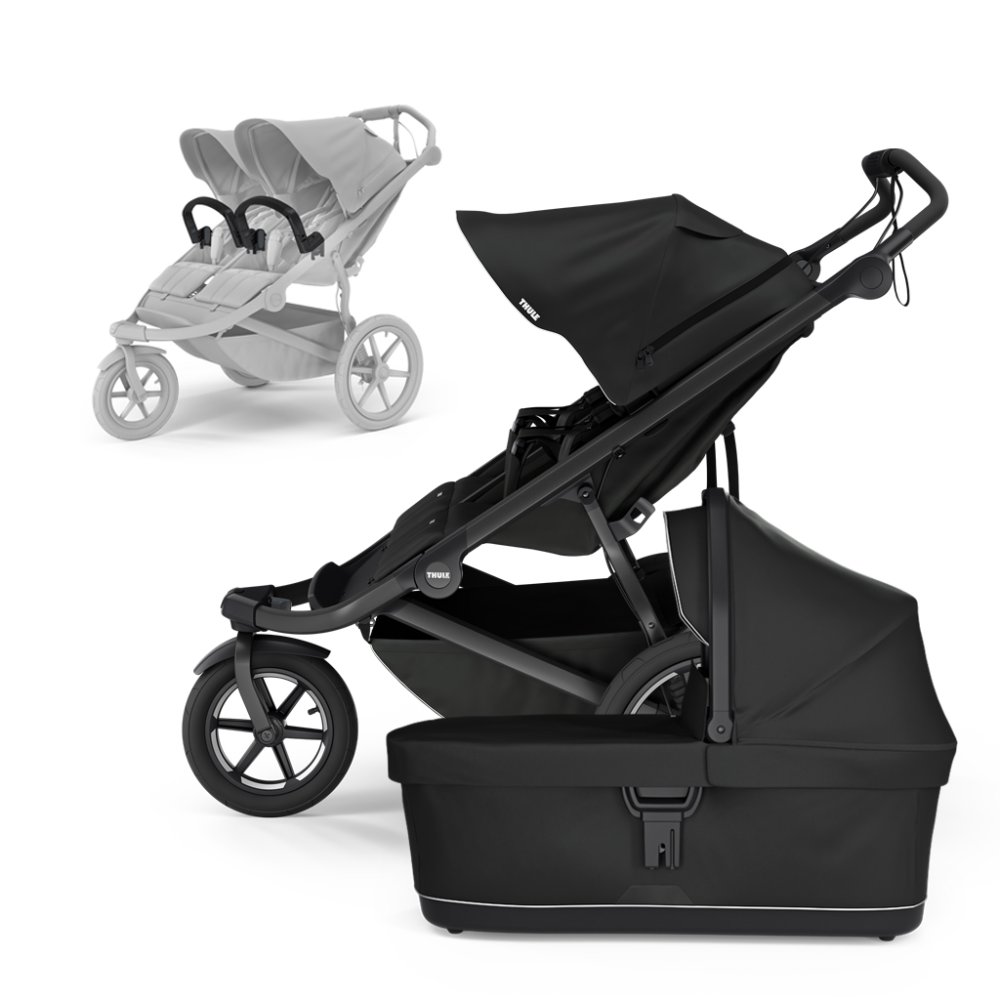 THULE Dječja Kolica Urban Glide Double Black/Black Set M