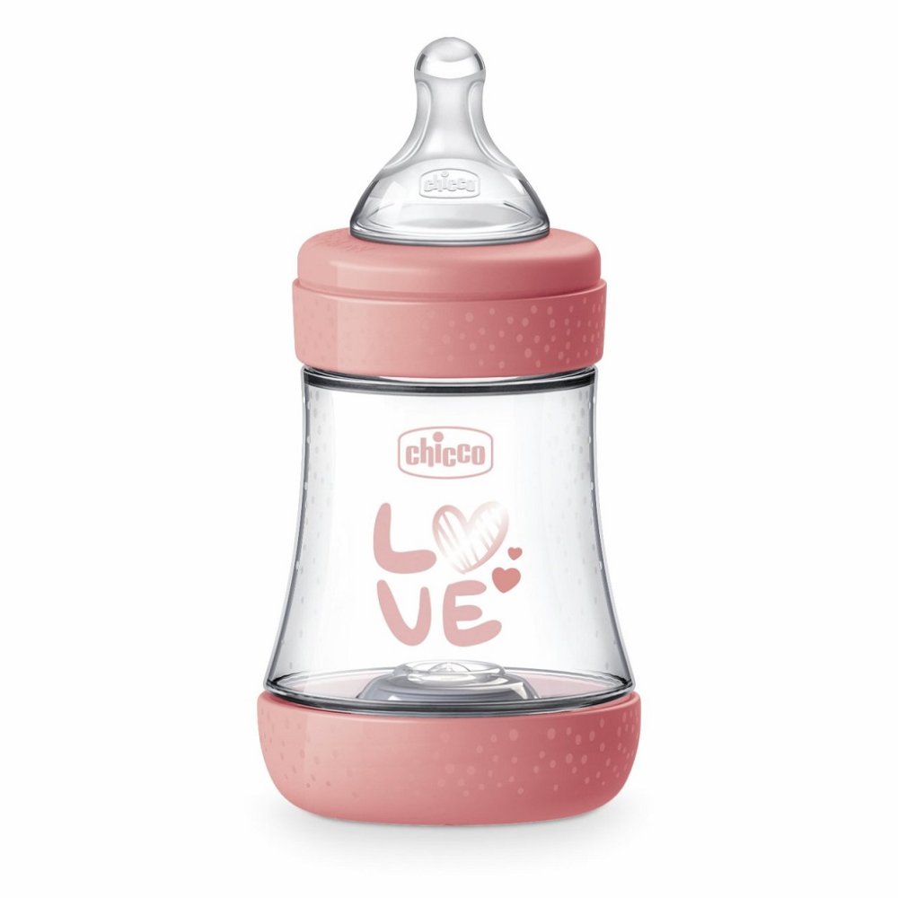 CHICCO Biberón Perfect5 Silicona 150ml Niña