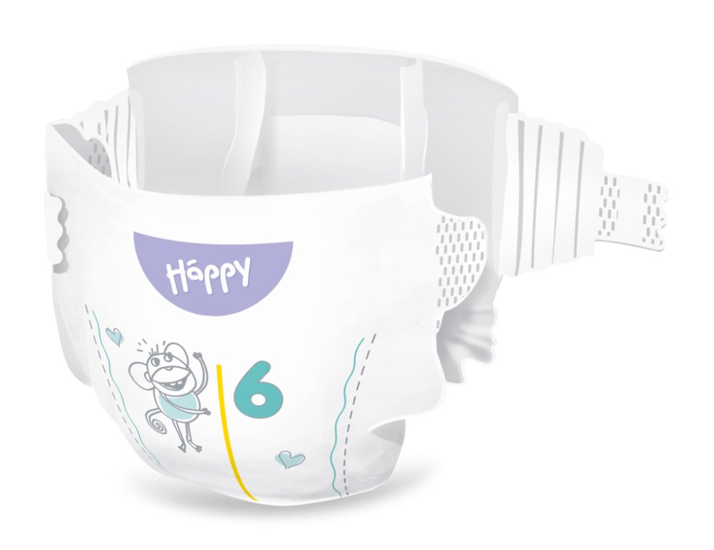 2x BELLA HAPPY Baby Wegwerpluiers Junior Extra Box 15+ Kg 48 St