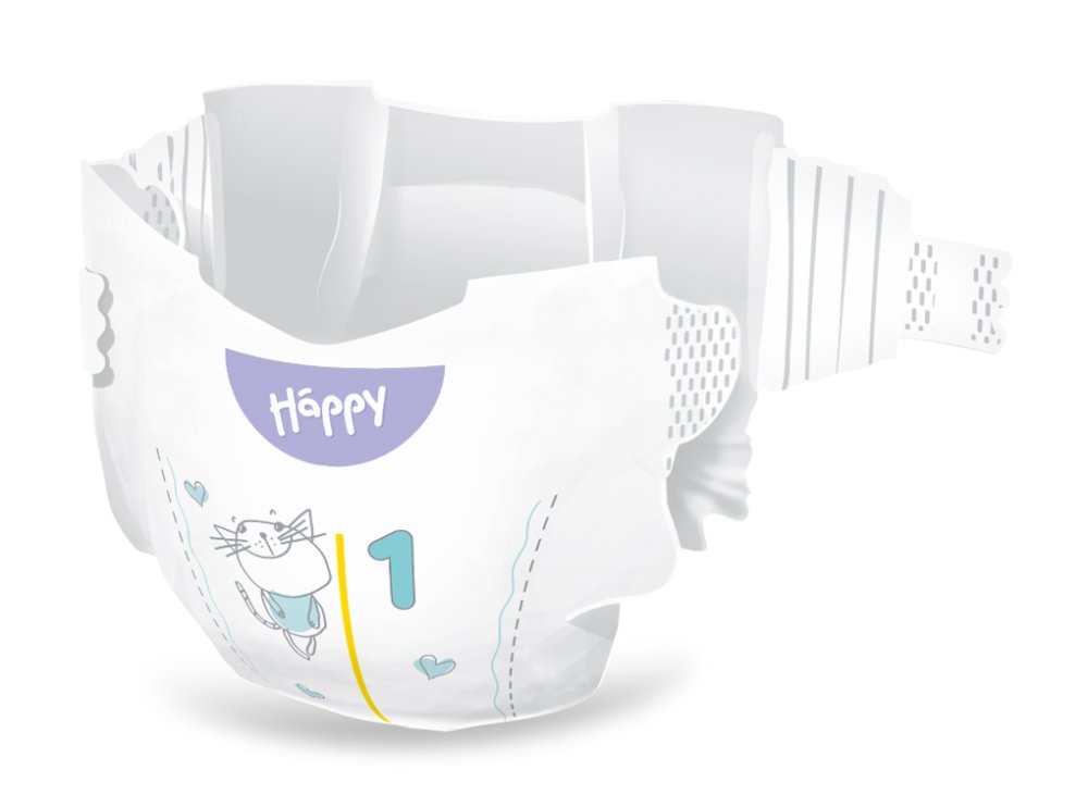 BELLA HAPPY Scutece Bebelusi De Unica Folosinta Nou Nascut 2-5 Kg 42 Buc