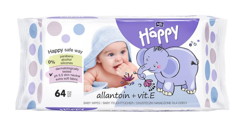 BELLA HAPPY BABY Feuchttücher Mit Vitamin E 64 Stk