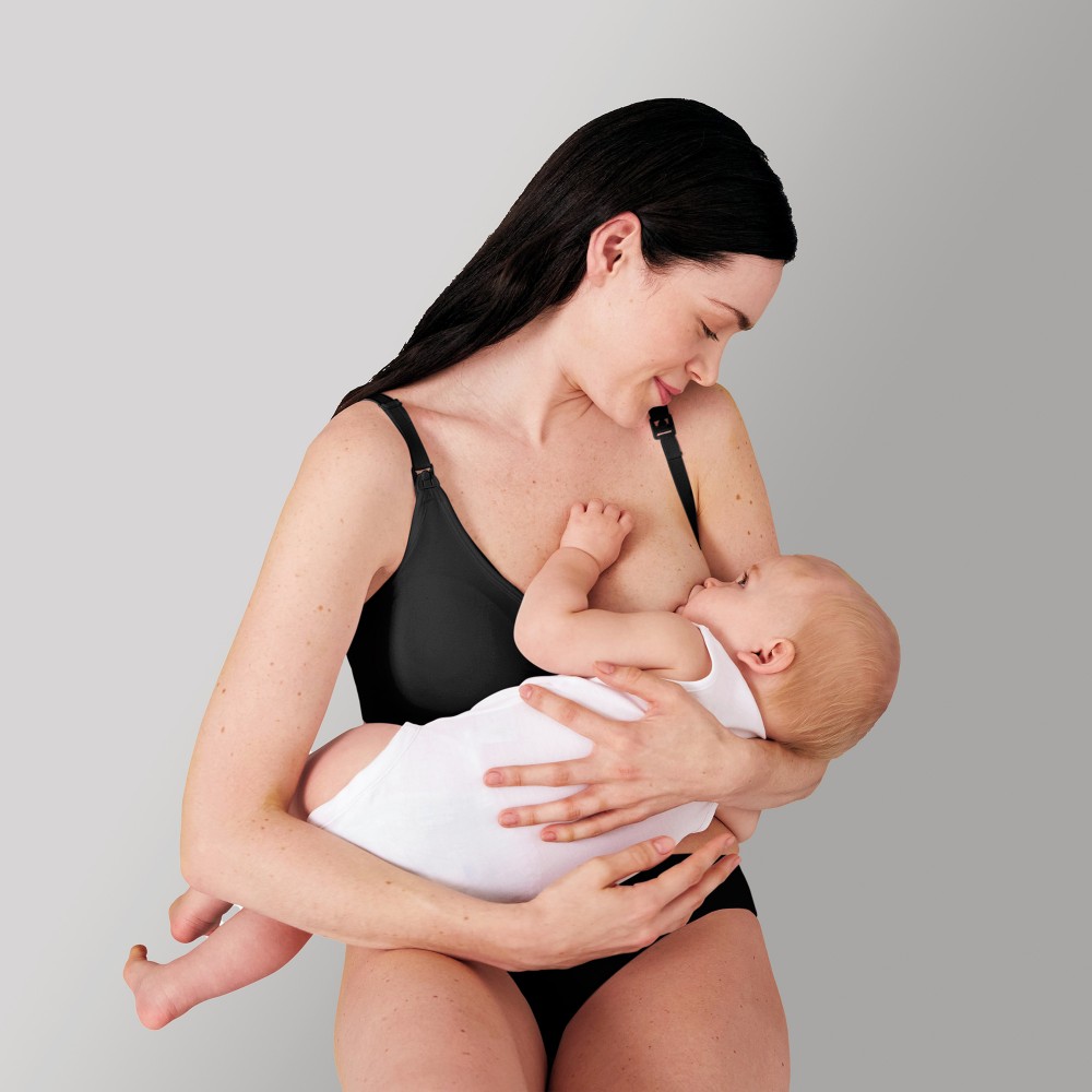 Soutien-gorge d'allaitement et de pompage 3 en 1 MEDELA, noir L – Image 4