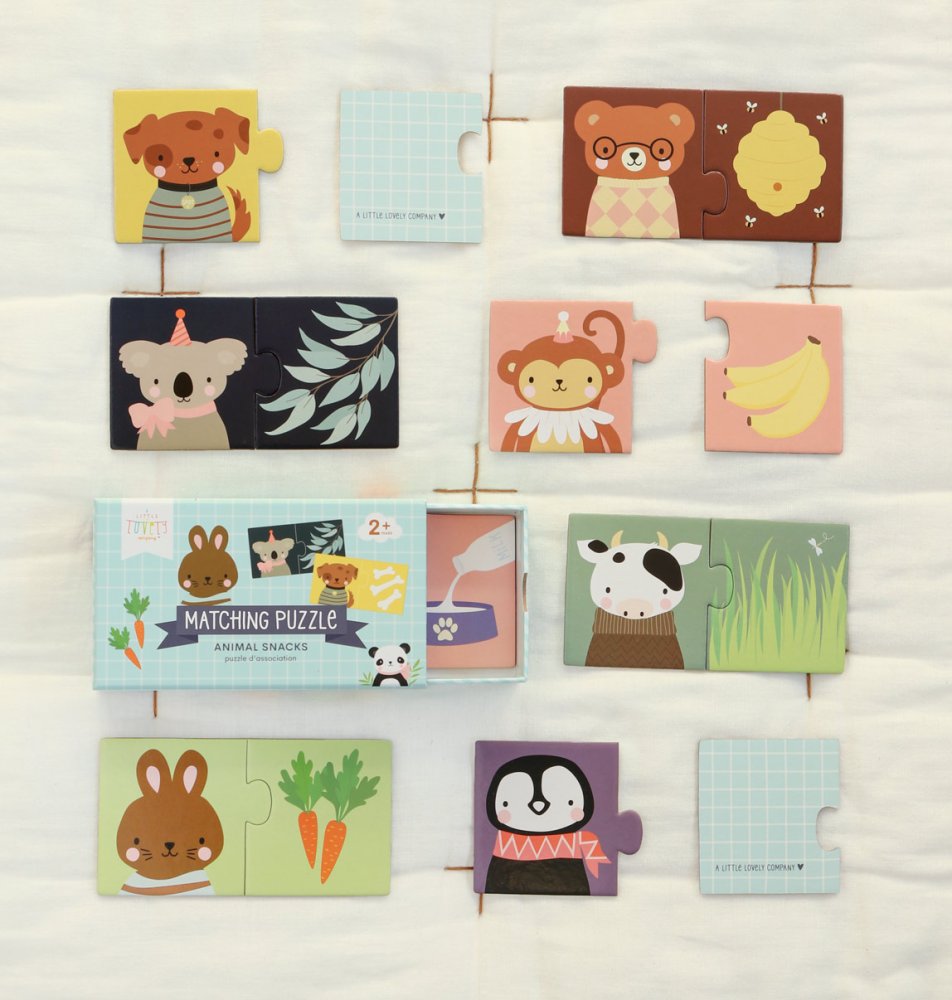 A Little Lovely Company - Puzzle d'association - Friandises pour animaux – Image 4