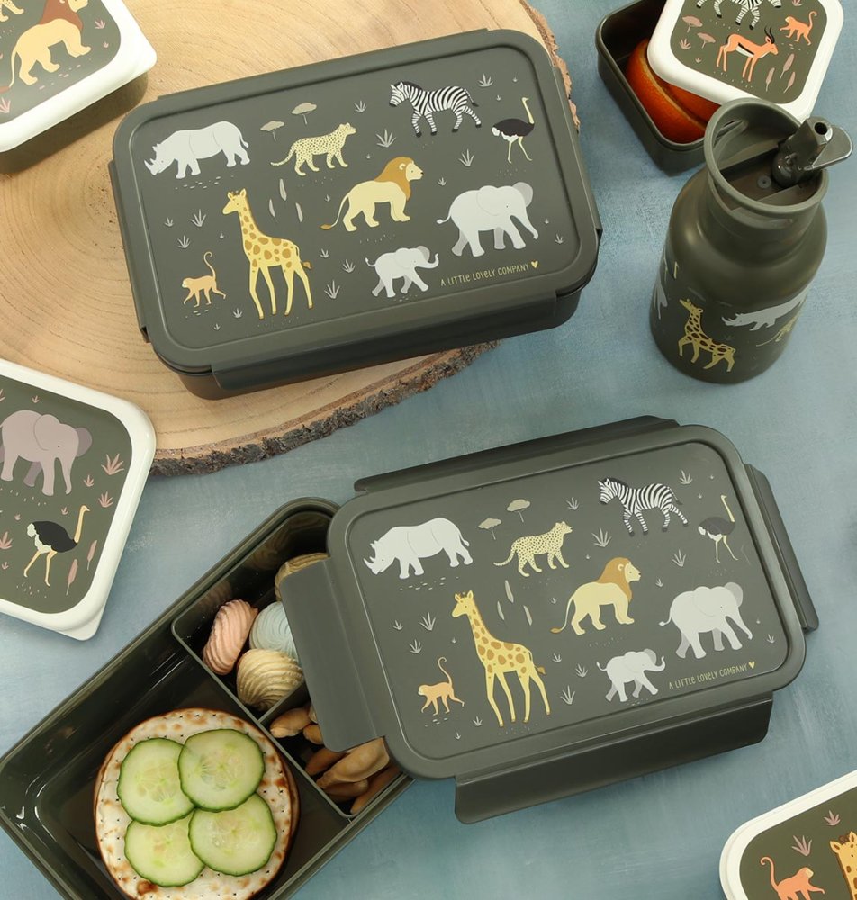 A Little Lovely Company - Boîte à goûter - Animaux de la savane – Image 4