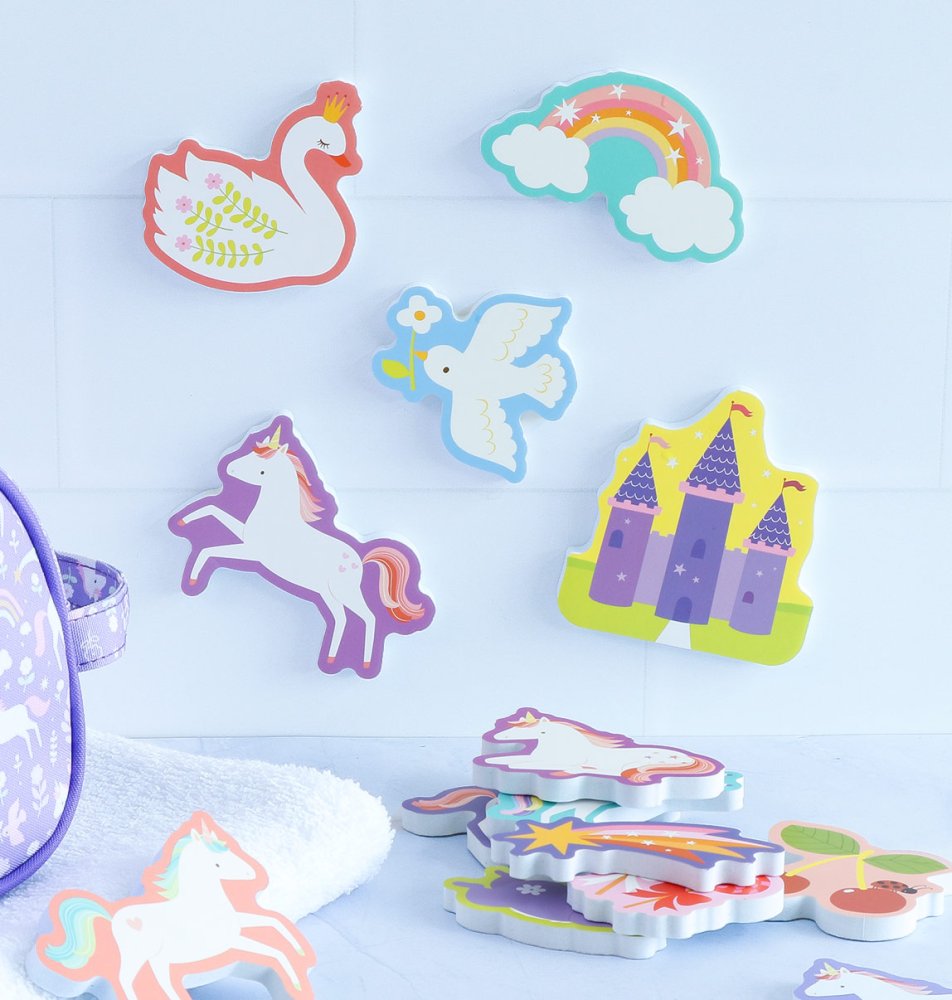 A Little Lovely Company - Giocattoli di schiuma per il bagnetto - Unicorni - immagine 4