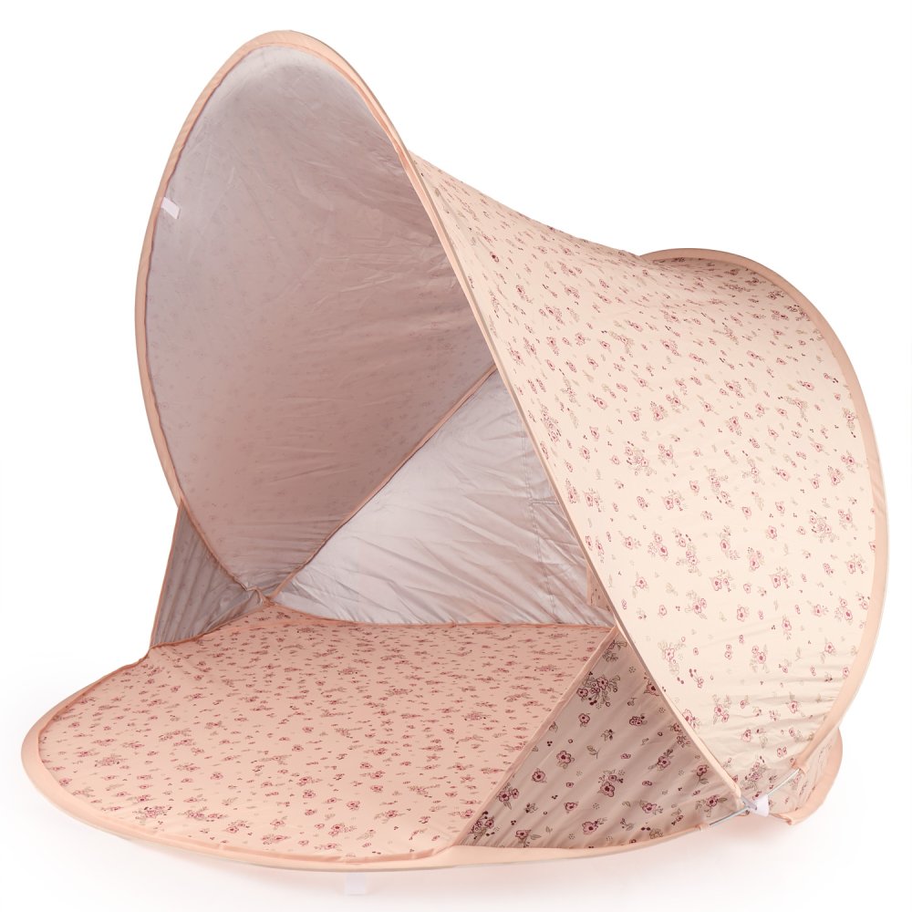 Bieco - Tenda da spiaggia pieghevole per bambini con protezione UV - dreamy Flowers - immagine 3