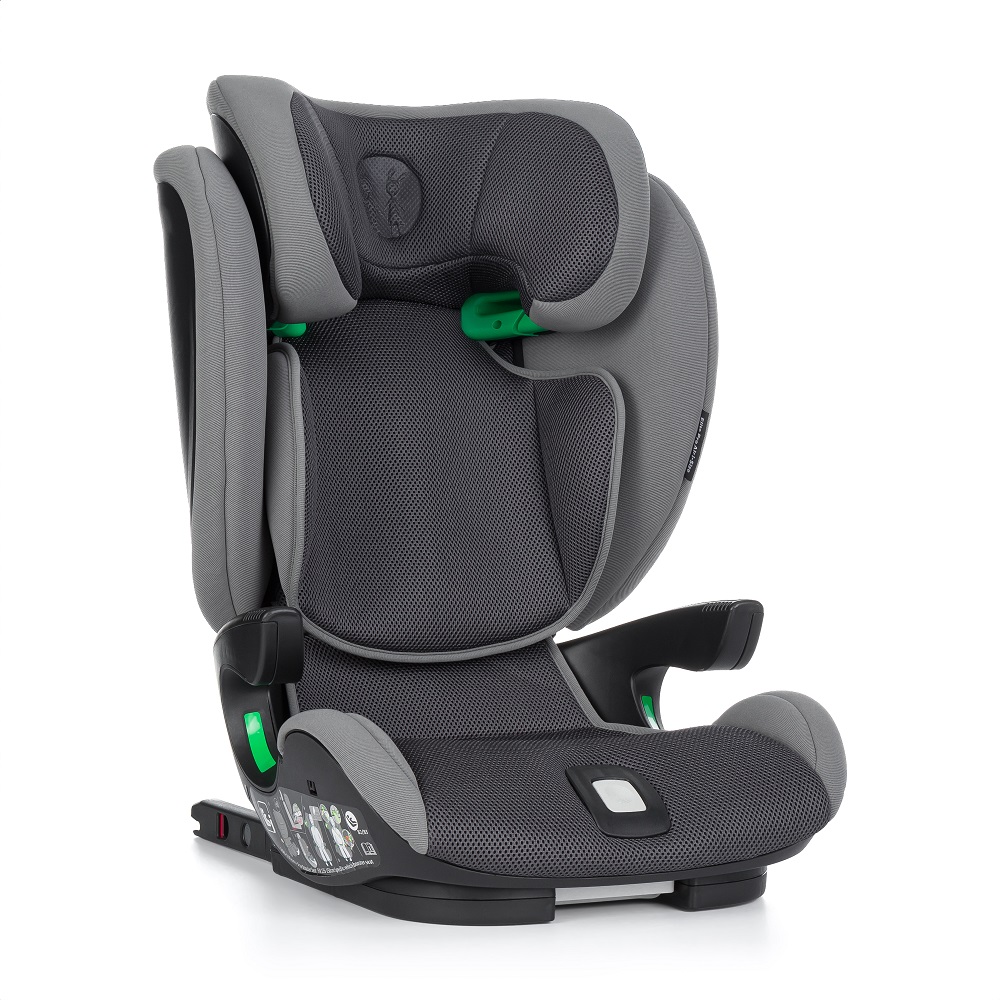 PETITE&MARS Fotelik samochodowy Elite Fix Pro i-Size Grey Air 100-150 cm (15-36 kg)