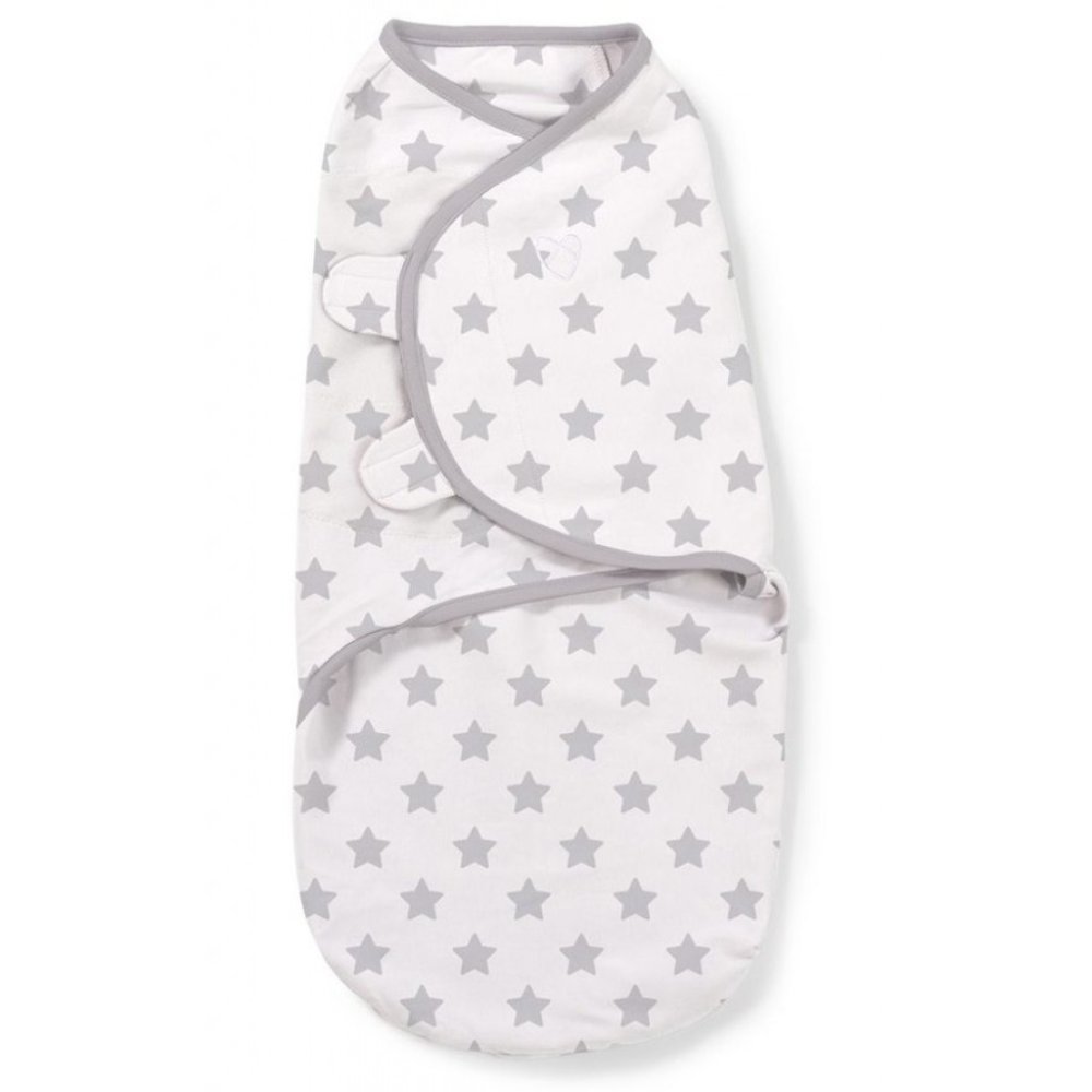 INGENUITY SUMMER Couverture d'emmaillotage SwaddleMe™ Original Swaddle Grey star