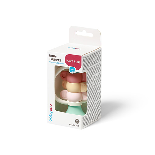 BABYONO Sonaglio con massaggiagengive Tromba 0m+ - immagine 7