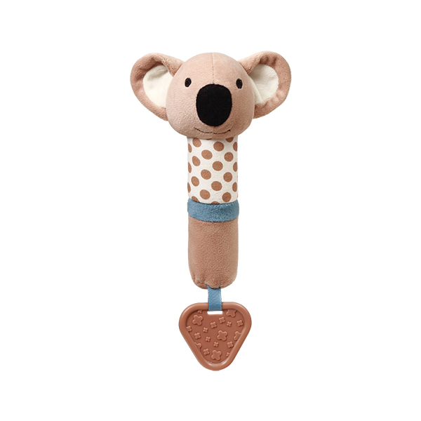 BABYONO Jouet couineur avec anneau de dentition Koala Charlie 3m+