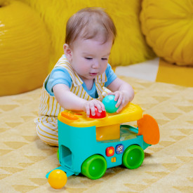 BRIGHT STARTS Macchinina impilabile con palline Pop & Roll Safari Bus™ 6m+ - immagine 7