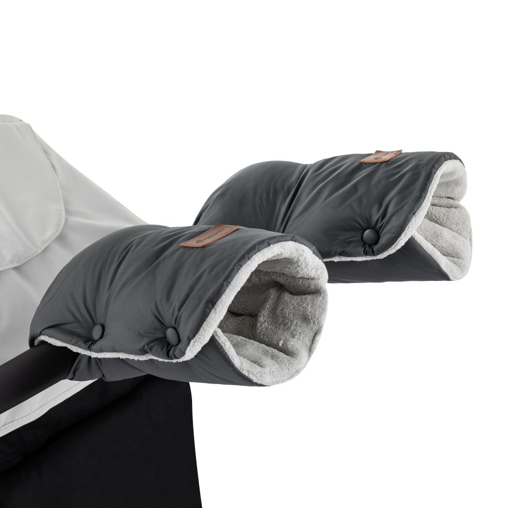 PETITE&MARS Moufle / gants Jasie pour poussette Charcoal Grey