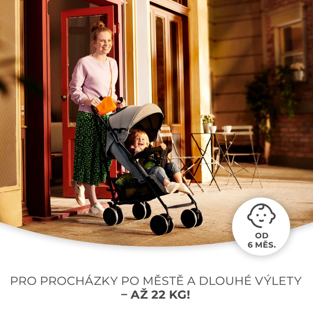 Poussette sport Siesta Ash grey KINDERKRAFT – Image 4