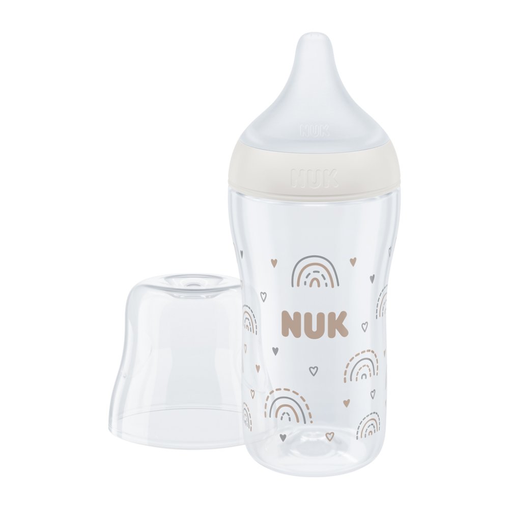 NUK Biberon en verre avec contrôle de la température Perfect Match 230 ml