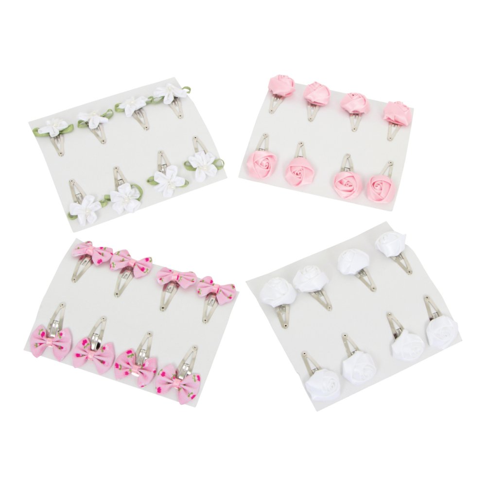 small foot Spinki do włosów kwiaty zestaw 32 szt.