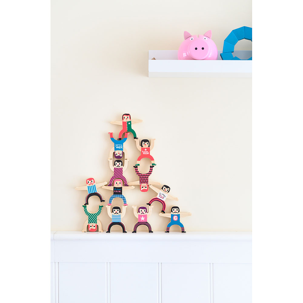 Vilac Figuras de Madera Acróbatas - Imagen 3