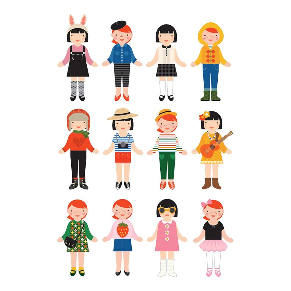 Petit Collage Puzzle Magnético - Mejores Amigas - Imagen 3