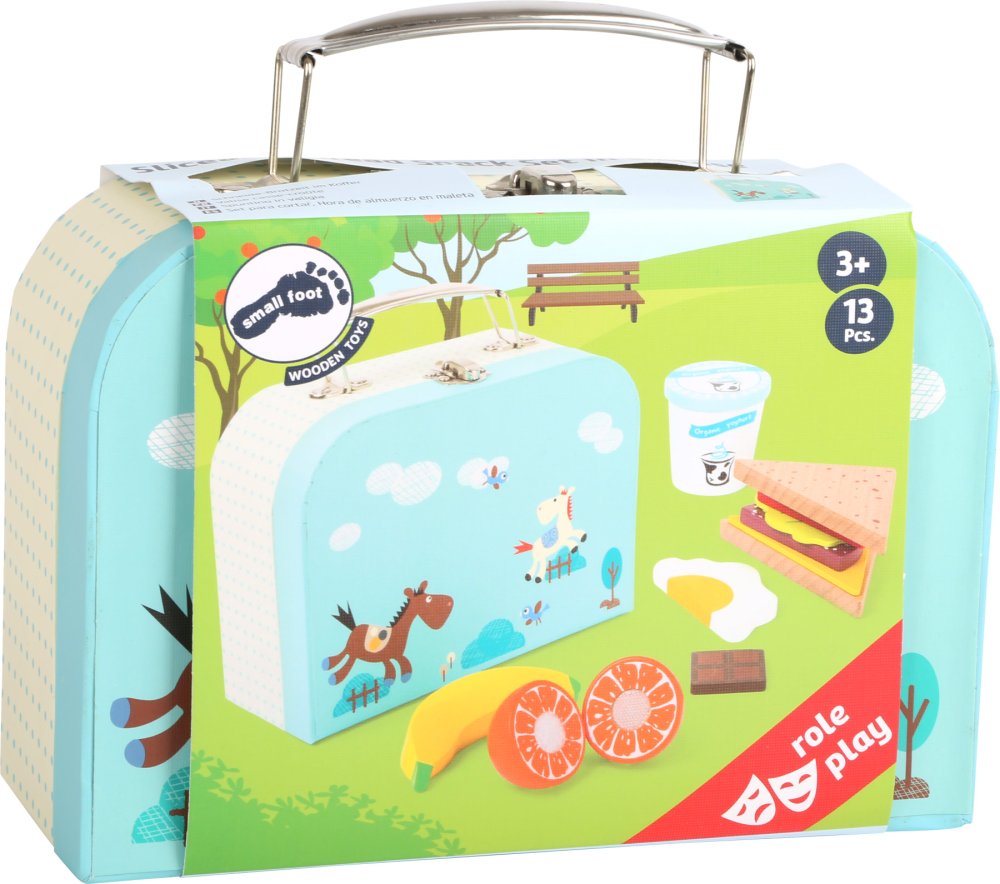 Small Foot Walizka śniadaniowa niebieska - obrazek 4