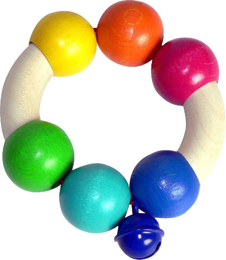 Hess Grzechotka tęcza z dzwoneczkiem