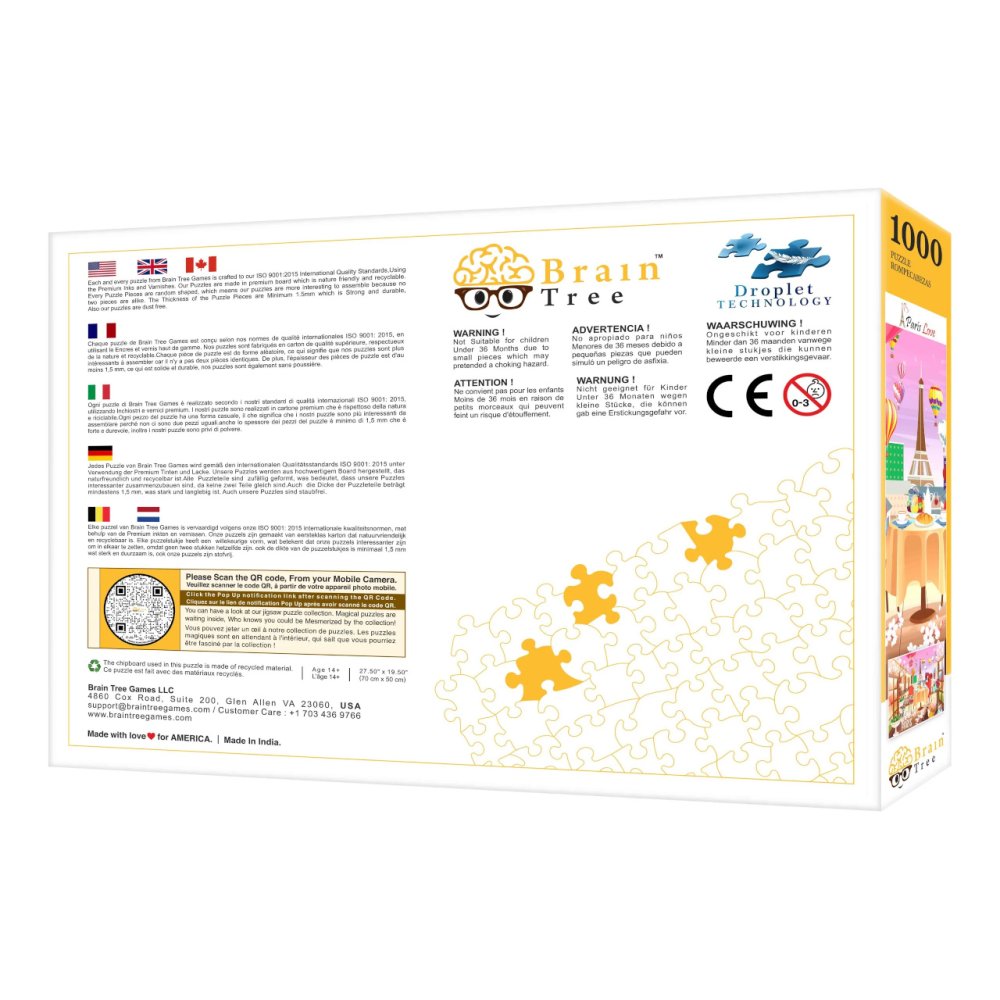 Brain Tree Puzzle Miłość z Paryża 1000 elementów - obrazek 7