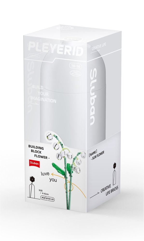 Sluban Flowers M38-B1101-09 Gyöngyvirágok vázában - Image 2