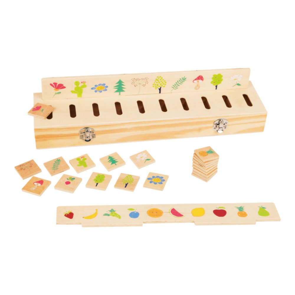 small foot Juego de encaje de madera para motricidad, clasificación educativa - Imagen 3