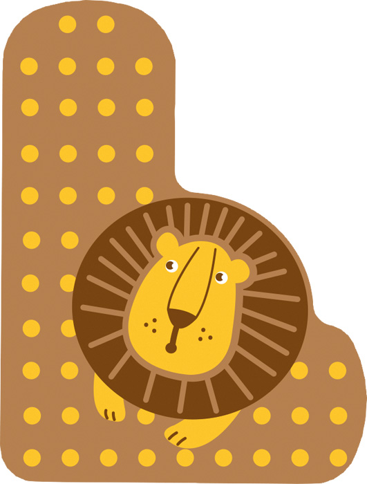 small foot Lettera in legno L - immagine 3