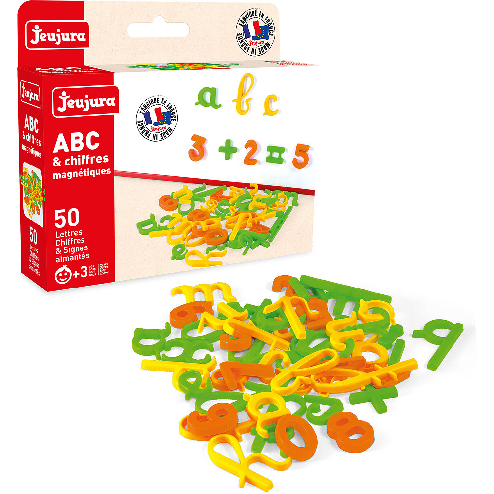 Jeujura Lettere magnetiche corsive 50 pz
