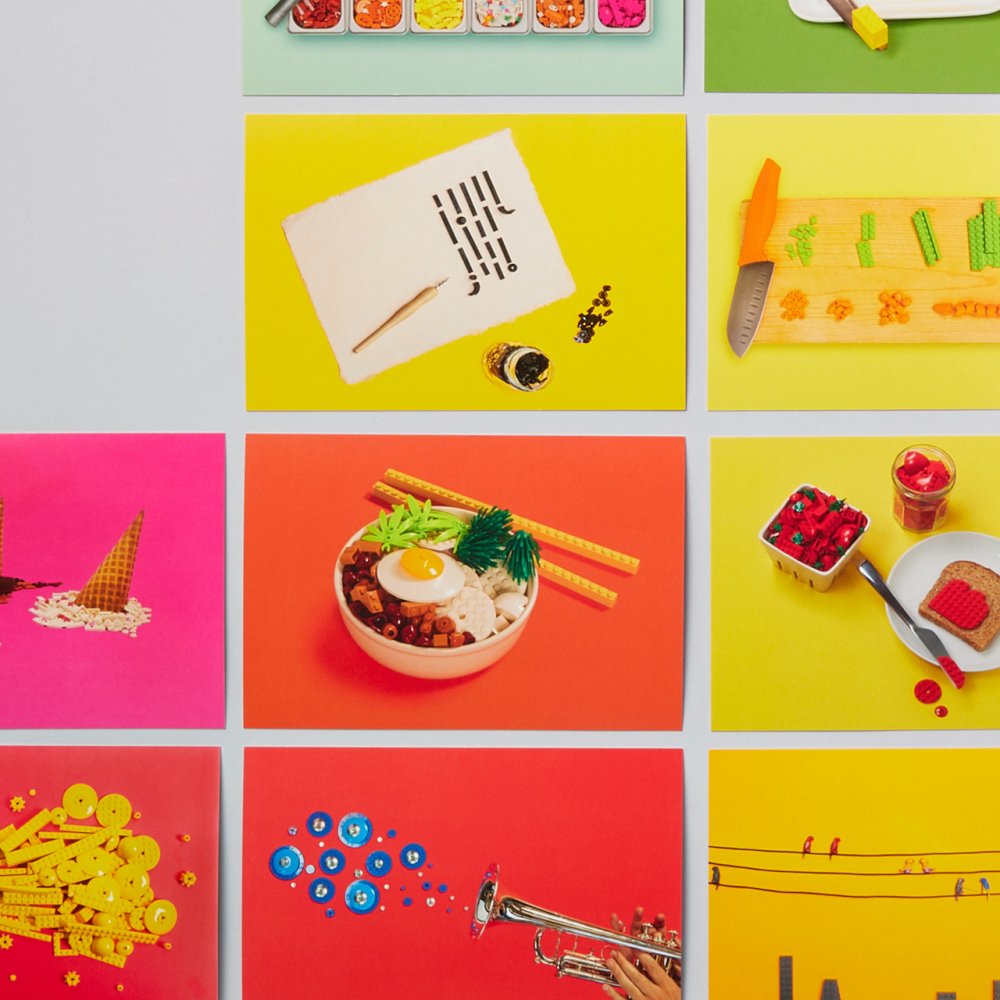 Chronicle Books LEGO® Martwa natura z klocków 100 szt. pocztówek - obrazek 3