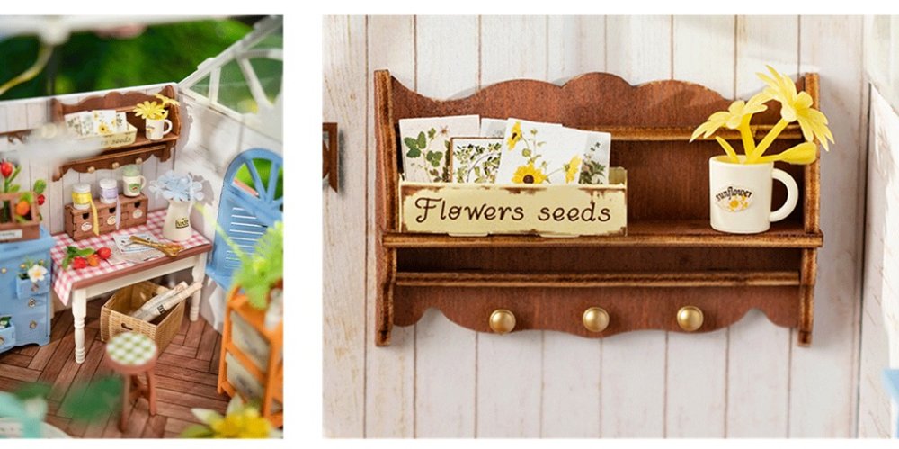 RoboTime 3D fa puzzle Miniatűr házikó Álomszép kerti ház - Image 6