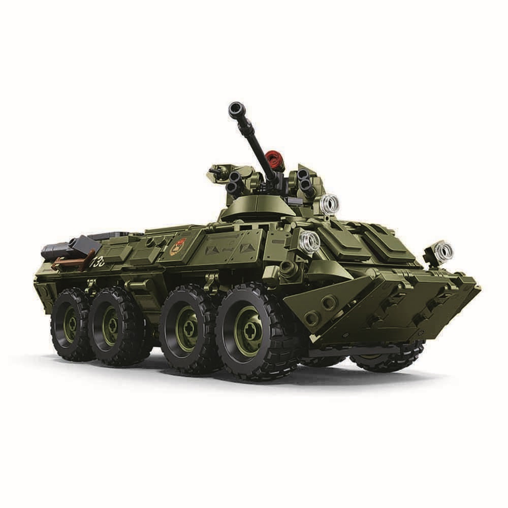 Sluban Model Bricks M38-B1251 Czołg BTR-80AS IFV w skali 1:35