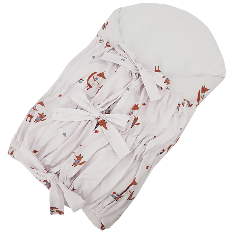 Zavinovačka EKO en coton avec noix de coco Fox 75x75cm – Image 3